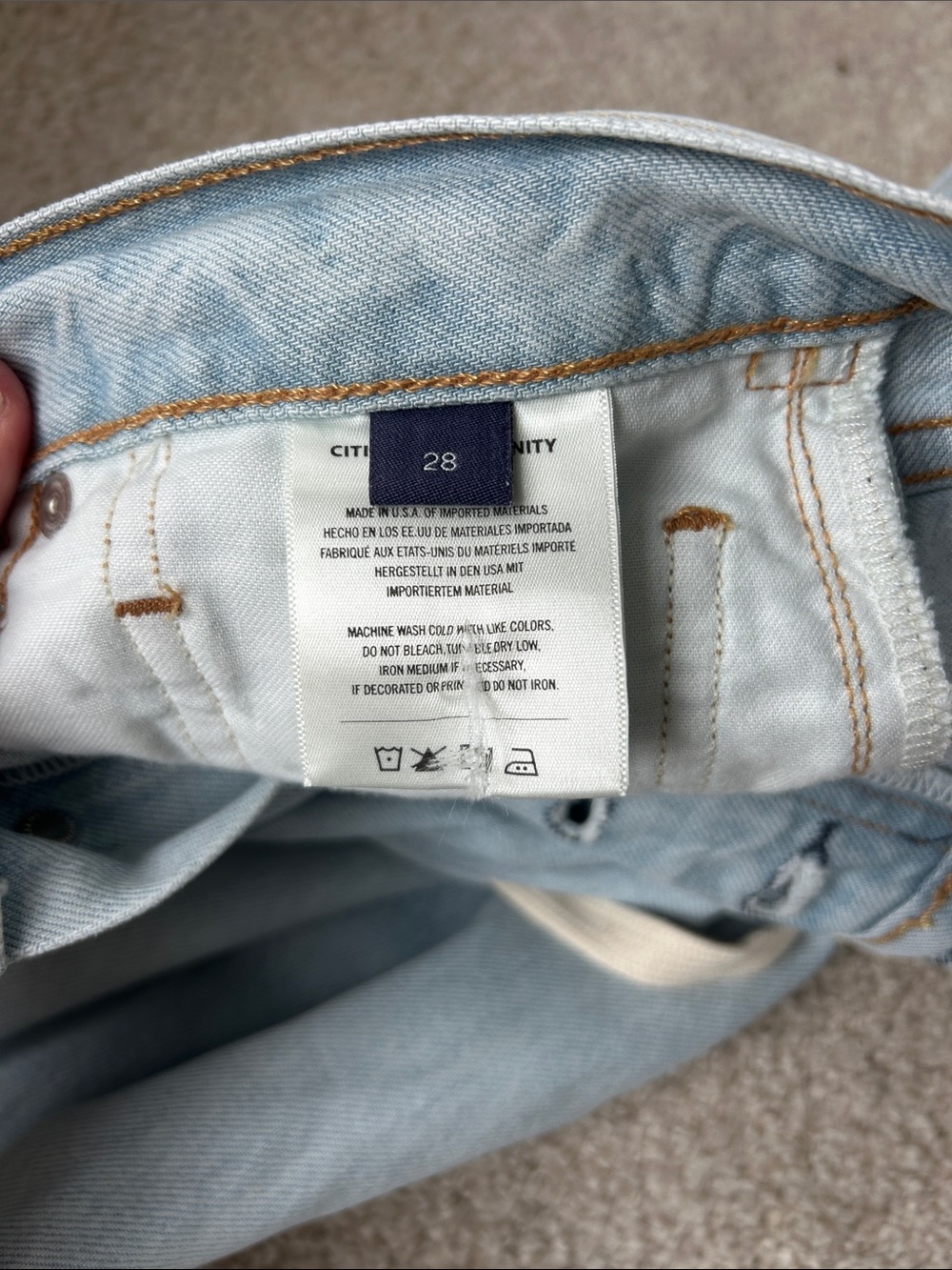 Like new Citizens of Humanity Brynn drawstring trouser jeans - Picture 7 of 16